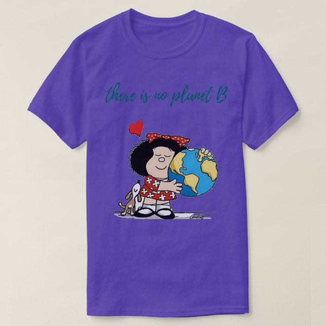 Mafalda-miljö T Shirt (Design framsida)