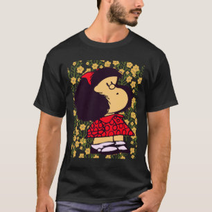 Mafalda och blommor Classic T-Shirt