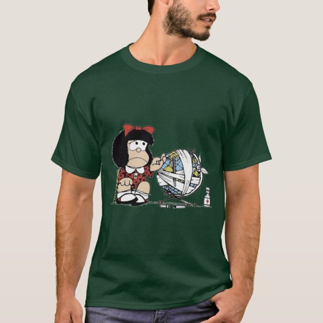 Mafalda Quino pojke T Shirt (Framsida)
