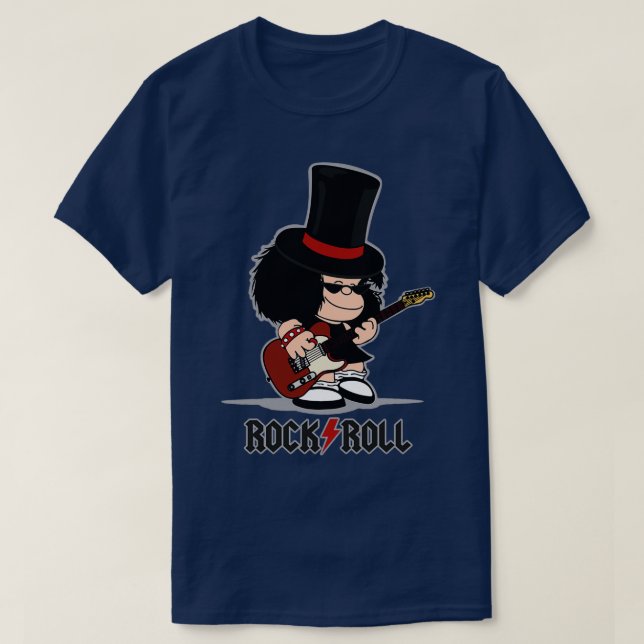 Mafalda Rockera T Shirt (Design framsida)