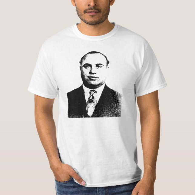 Maffia för AlCapone Tshirt T Shirt (Framsida)