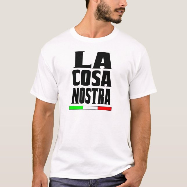 Maffia - tshirts för Lacosa nostra (Framsida)