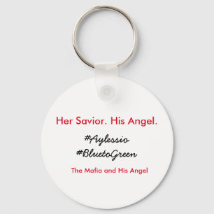 Maffian och hans ängelkeychain nyckelring