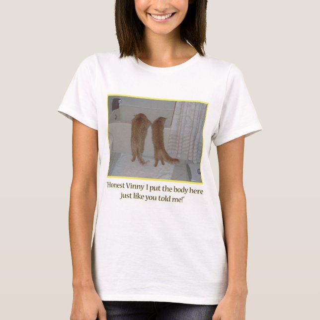 Mafia Cats Humor Tee (Framsida)