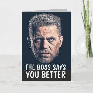 MAFIA FARS DAG FUNNY GANGSTER-KORT KORT