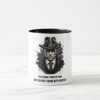 Mafia Man in Black hat Mugg