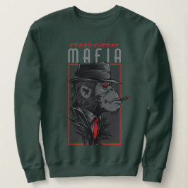 Mafia Monkey Smoking Cigar Graphic | Japan T Shirt