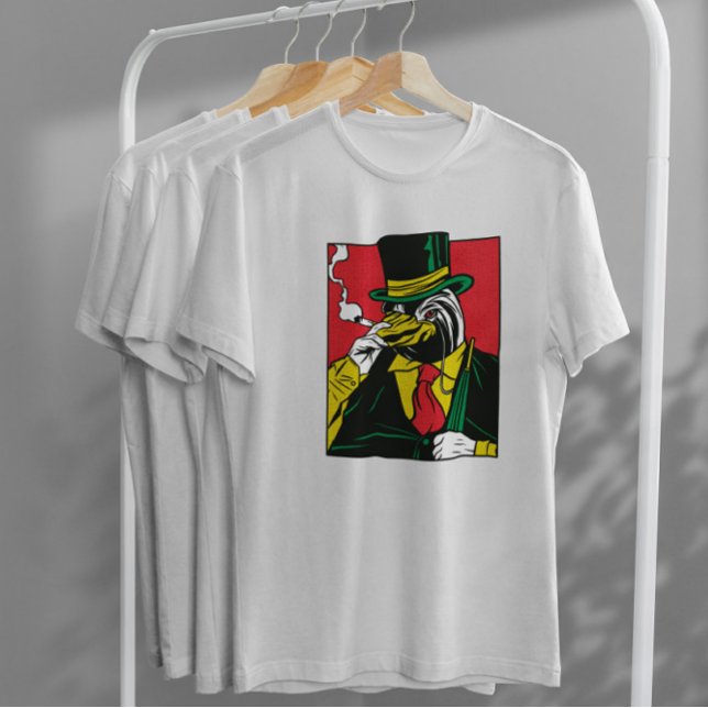 Mafia Penguin Animal Tecknad T Shirt (Skapare uppladdad)
