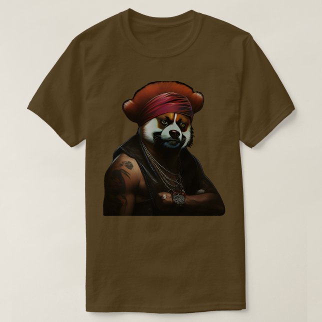 Mafia Red Panda T Shirt (Design framsida)
