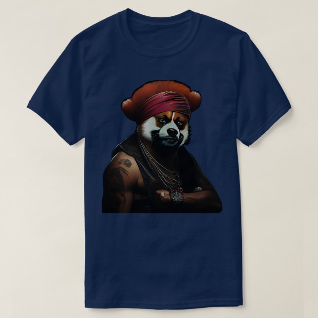 Mafia Red Panda T Shirt (Design framsida)