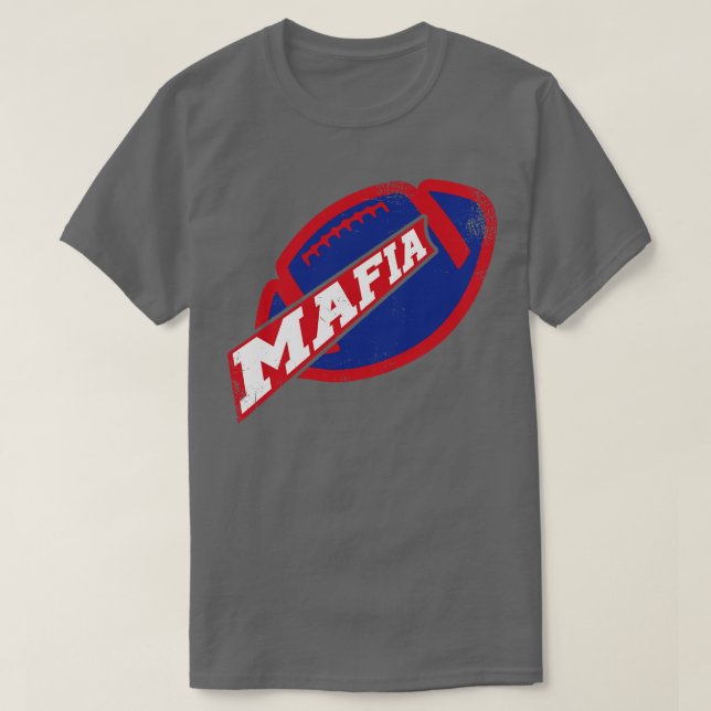 Mafia Vintage Stil T Shirt (Design framsida)