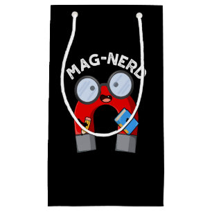 Mag-nerd Funny Nerd Magnet Pun Mörk BG