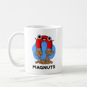 Mag-nöt Funny Magnet Pun Kaffemugg
