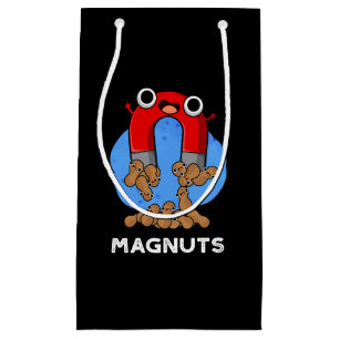 Mag-nöt Funny Magnet Pun Mörk BG