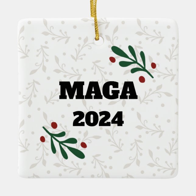 MAGA 2024 Christmas Tree Ornament Decor (Framsida)