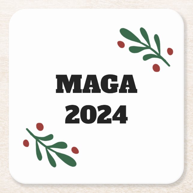 MAGA 2024-jul Underlägg Papper Kvadrat (Framsidan)