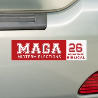 MAGA 2026 Midterms Bildekal