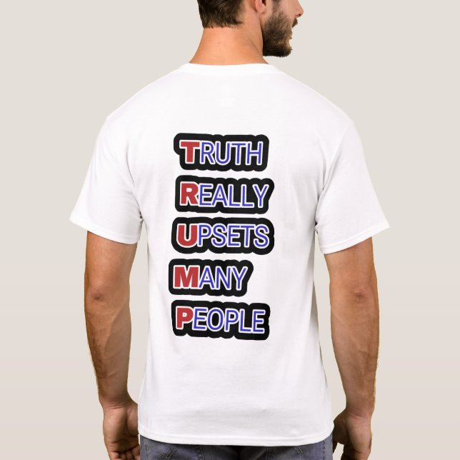 MAGA 24 Support Republican Donald Trump Vance Tee (Baksida)