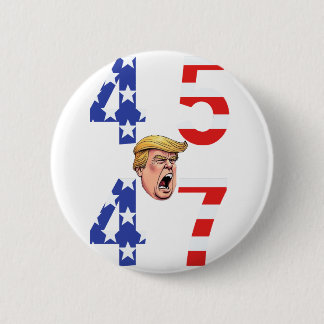 Maga 45-47 Button with Donald Trump Knapp