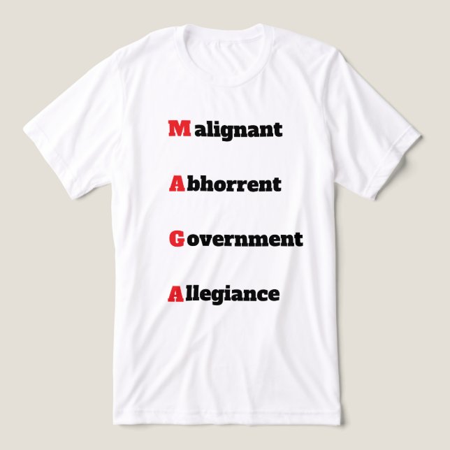 MAGA 4 T SHIRT (Design Framsida)