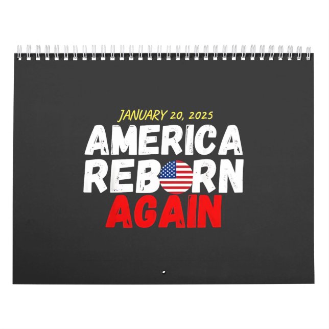 Maga American Reborn Recump Inauguration Kalender (Omslag)