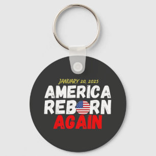 Maga American Reborn Recump Inauguration Nyckelring