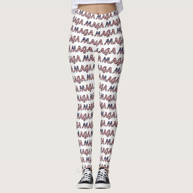 MAGA-amerikanpride Leggings (Framsida)