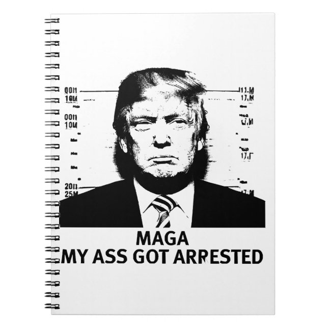 MAGA Åtalad Anteckningsbok (Framsidan)