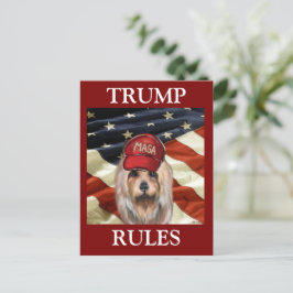 MAGA AUSTRALIAN TERRIER HELG VYKORT