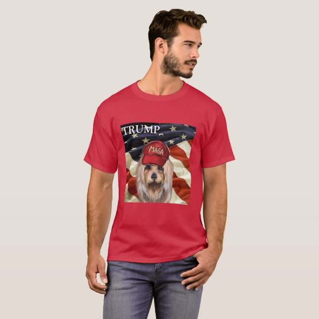MAGA AUSTRALISK TERRIER  T SHIRT (Hel framsida)