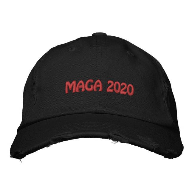 MAGA-baseballmössa 2020 Broderad Keps (Framsida)