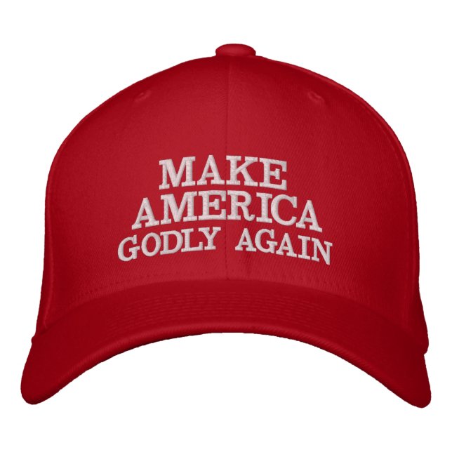 MAGA Cap "Gör Amerika gott, Broderad Keps (Framsida)