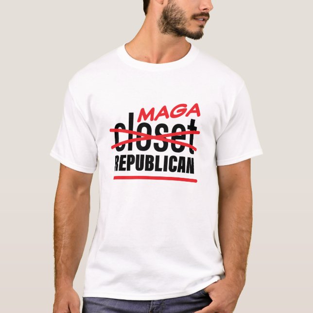Maga Closet Republican T Shirt (Framsida)