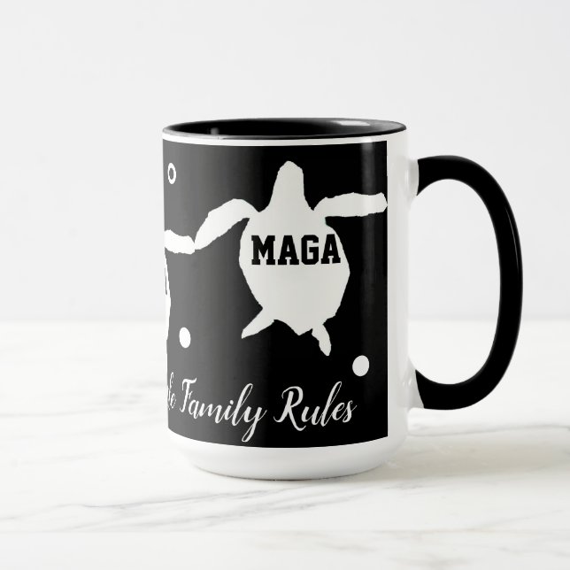 MAGA Familj Sköldpaddor Mugg (Höger)