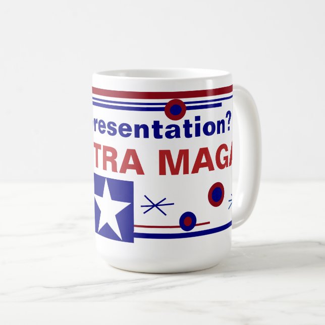 MAGA Fick Representation? Kaffe Mugg (Framsida höger)