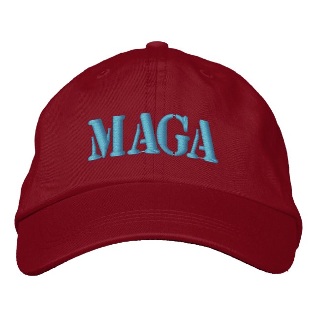 MAGA GÖR AMERICA UNDERBART IGEN BRODERAD KEPS (Framsida)