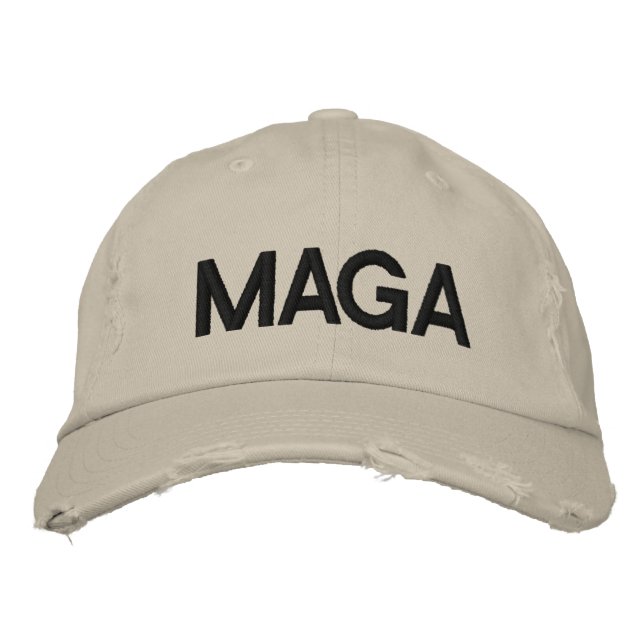 MAGA GÖR AMERICA UNDERBART IGEN BRODERAD KEPS (Framsida)