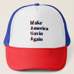 MAGA Gör Amerika Gavin igen till en fin Spoof Keps
