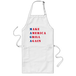 MAGA Gör Amerika till Grill igen Långt Förkläde