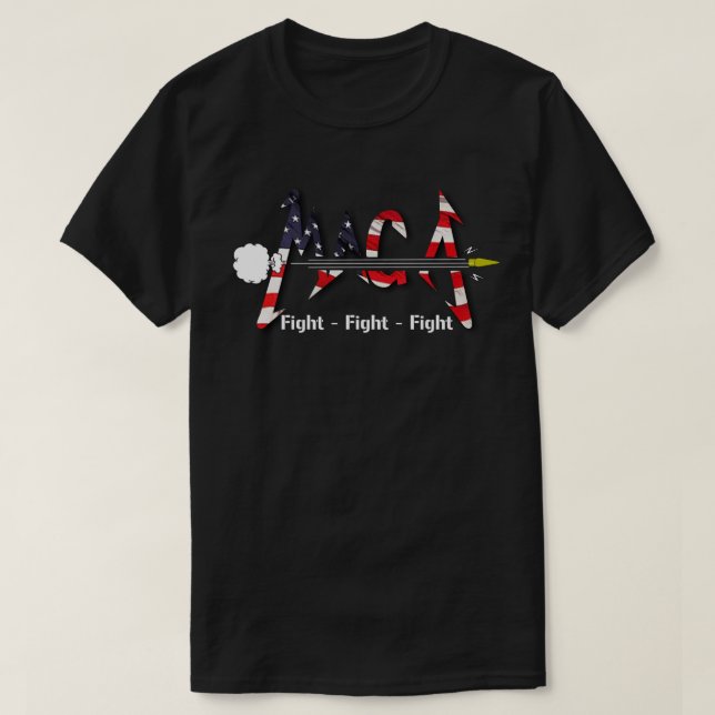 MAGA - GÖR AMERIKA UNDERBART IGEN T SHIRT (Design framsida)