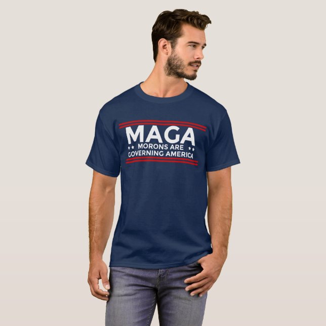 MAGA-idioter reglerar politiska Amerika Tröja (Hel framsida)