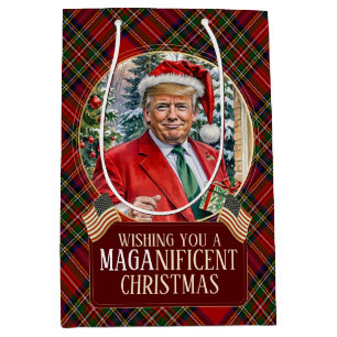 MAGA-jul Tartan Play Santa Trump