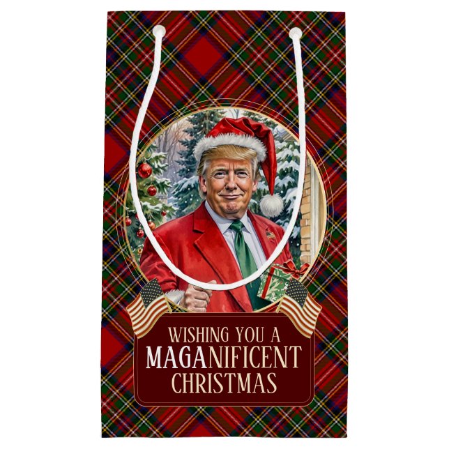 MAGA-jul Tartan Play Santa Trump (Framsidan)