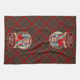 MAGA-jul Tartan Play Santa Trump Kökshandduk