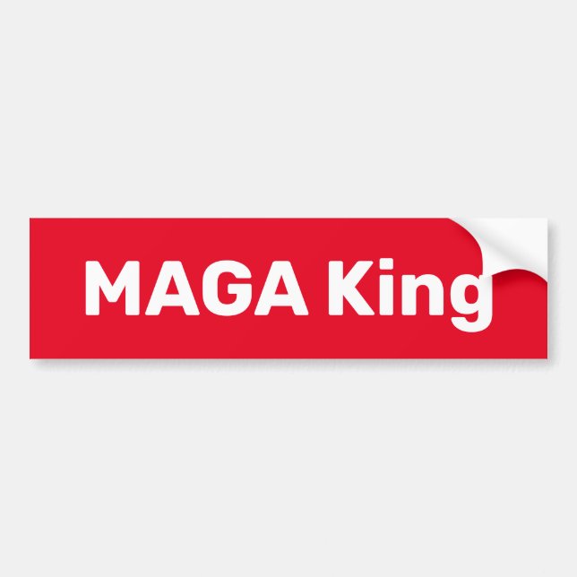 MAGA Kung Bumper Sticker Bildekal (Framsidan)