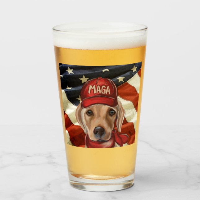MAGA LABRADOR RETRIEVER GLASKOPP (Framsida fylld)