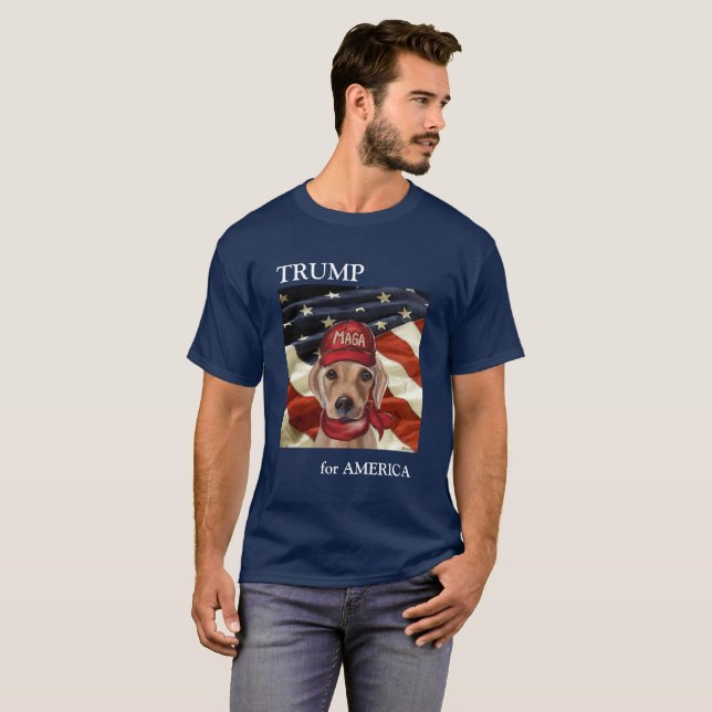 MAGA LABRADOR RETRIEVER  T SHIRT (Hel framsida)