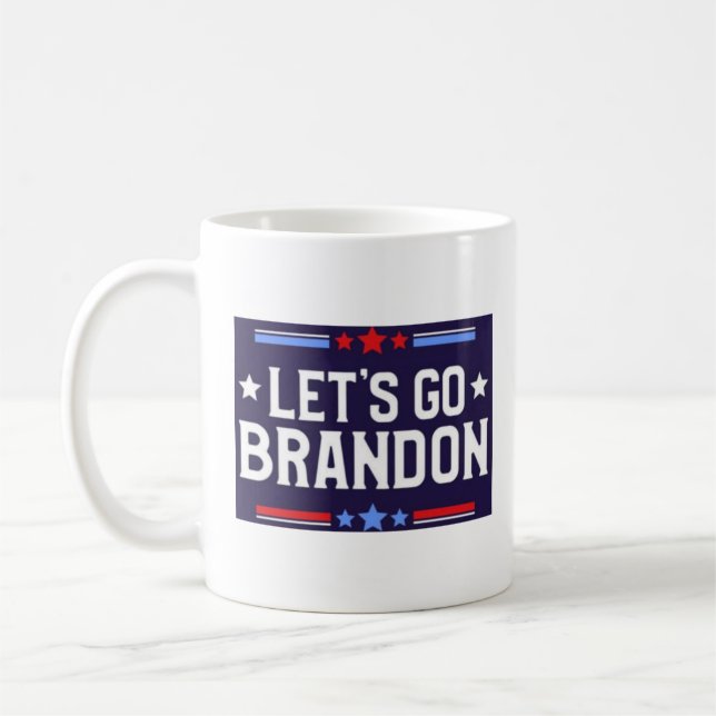 MAGA LETS GO BRANDON COFFEE MUGG (Vänster)