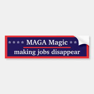 MAGA Magic Bumper Sticker Bildekal