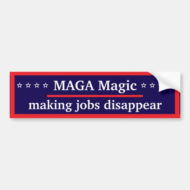 MAGA Magic Bumper Sticker Bildekal (Framsidan)